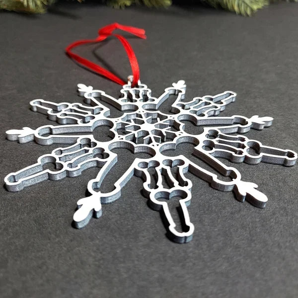 Funny P*nis Snowflake Ornament