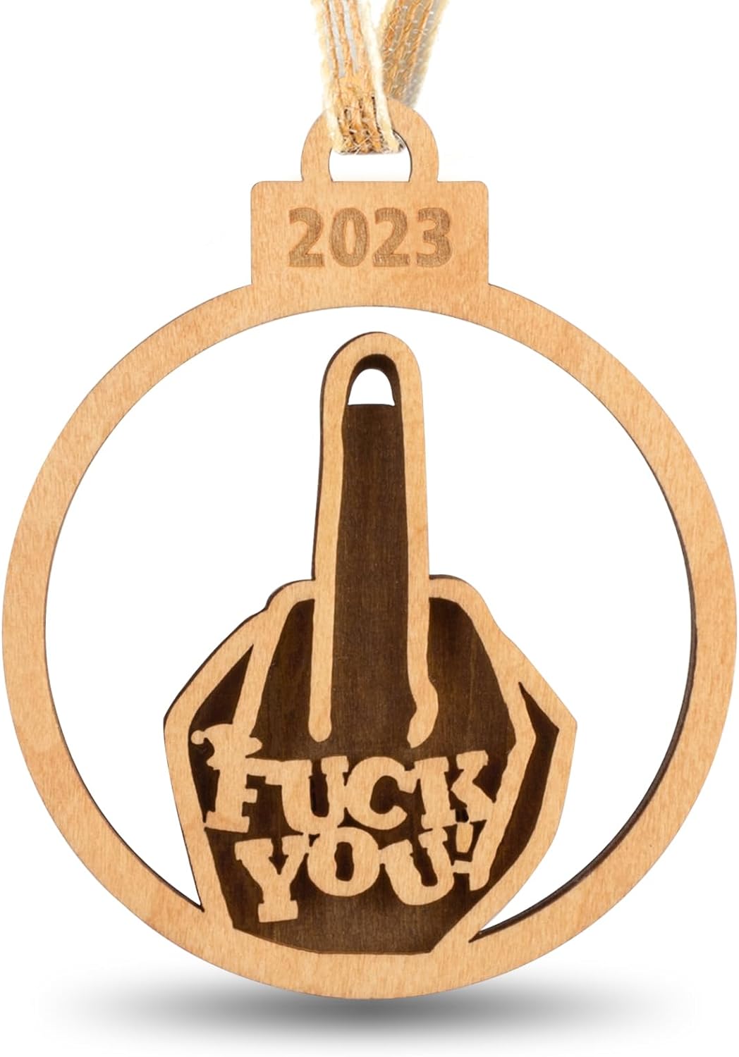 F*ck You 2023 Christmas Ornaments