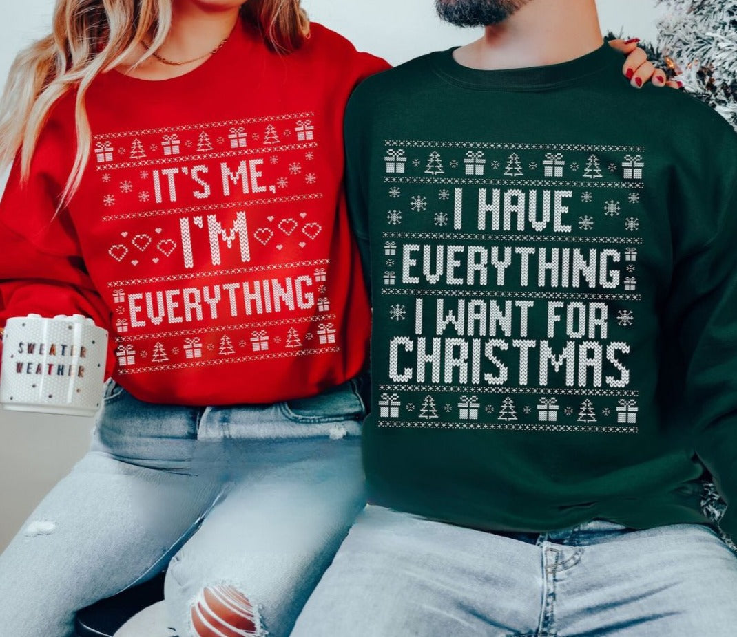 Everything I Want Couples Sweater Set