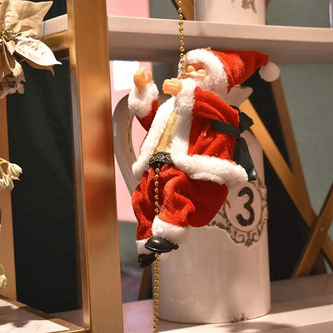 Climbing Santa