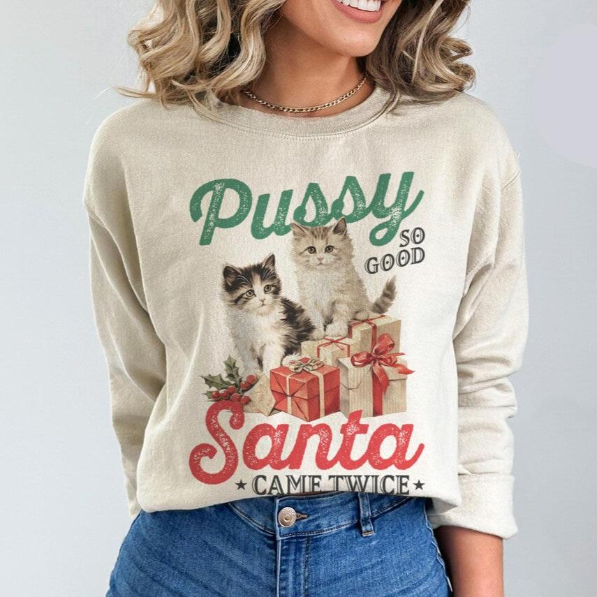 Raunchy Christmas Cat Sweater