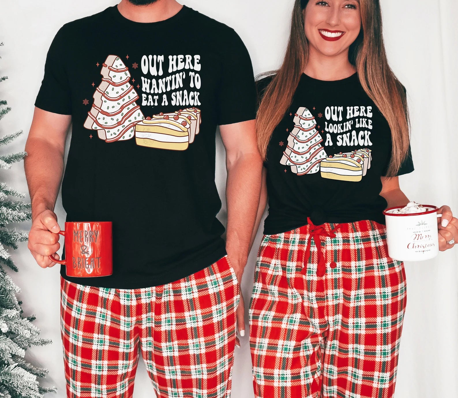 Christmas Tree Cake Christmas Pajamas Set