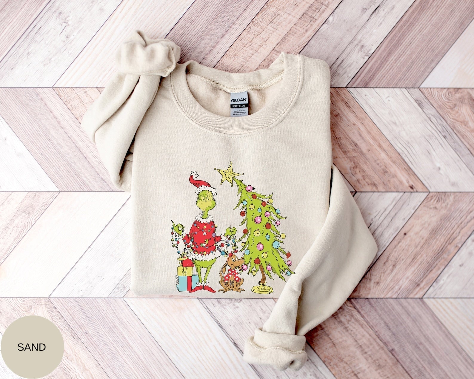 Grinch Christmas Tree Sweater