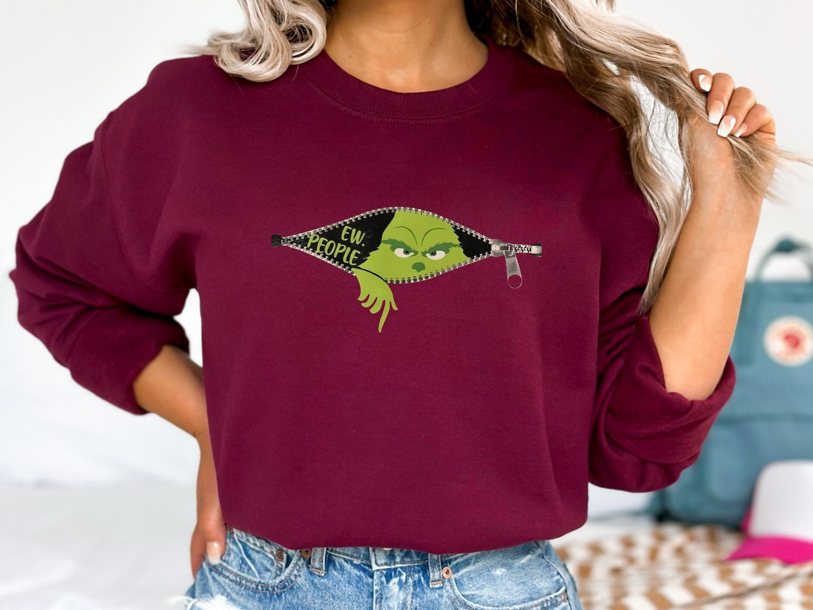 Ew People Grinch Sweater