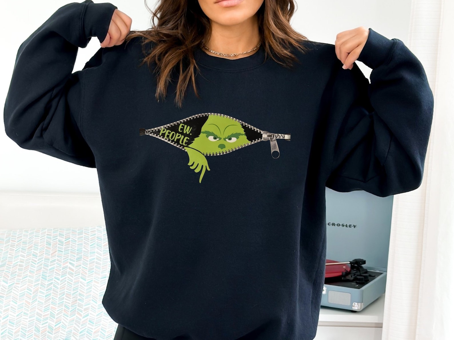 Ew People Grinch Sweater