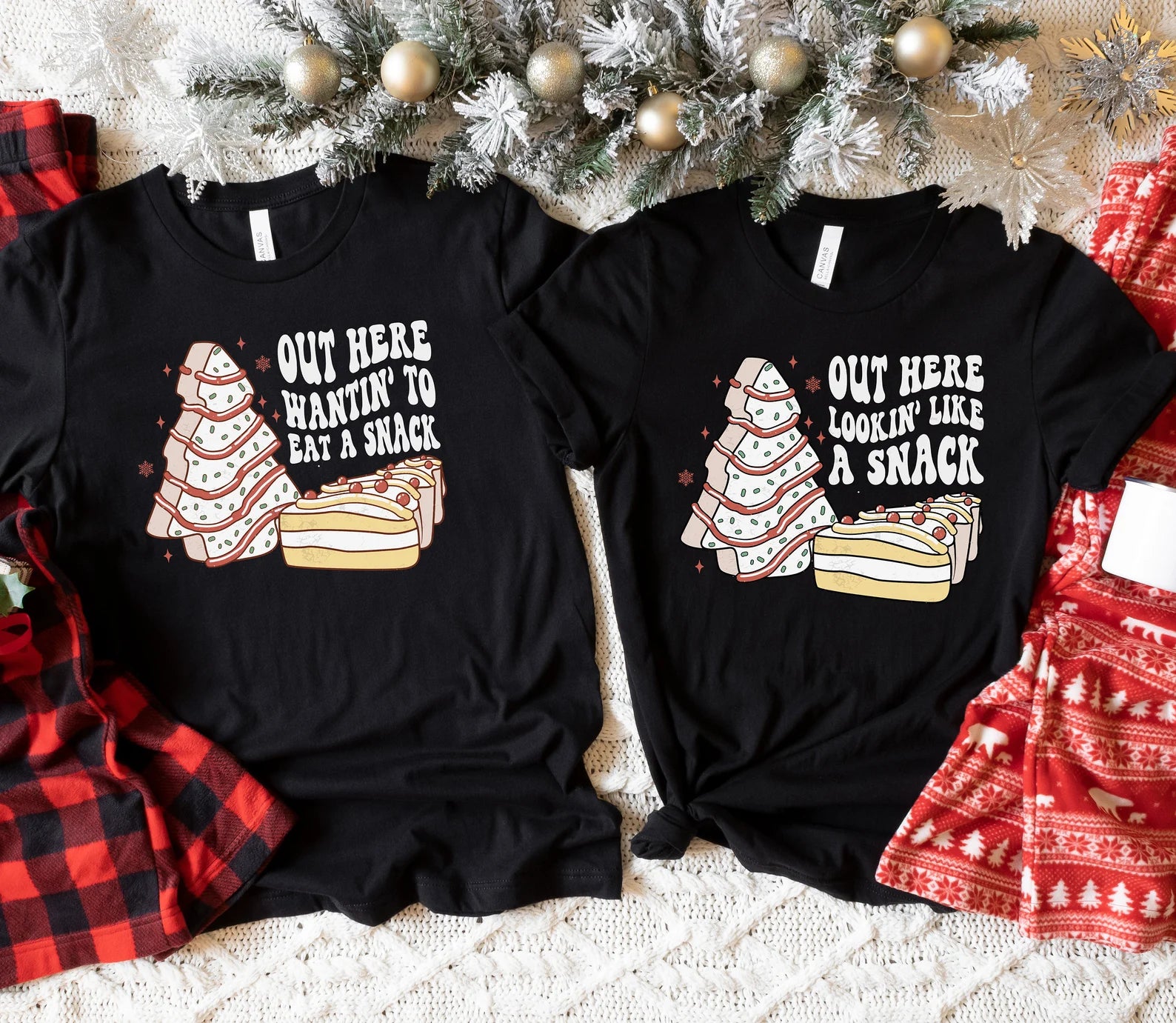 Christmas Tree Cake Christmas Pajamas Set