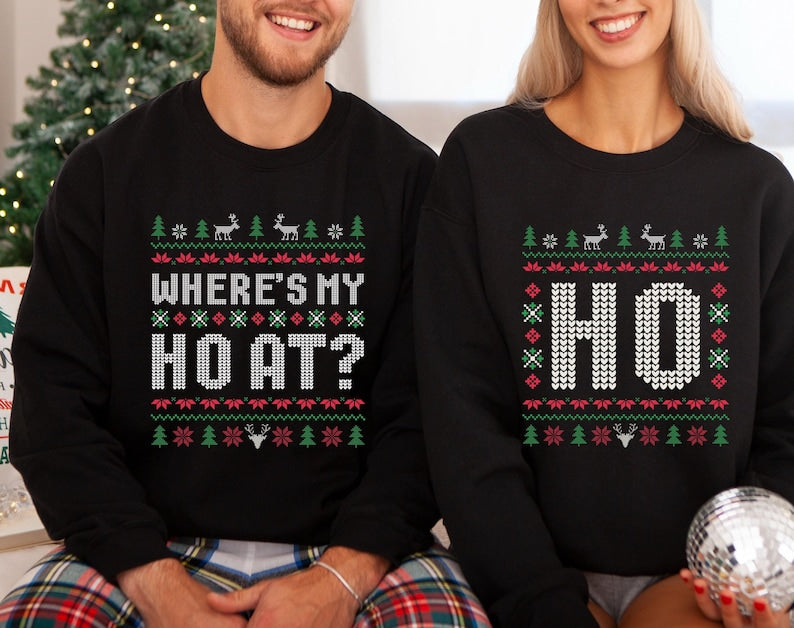 Where's My Ho At Ugly Couples Sweatshirts Set