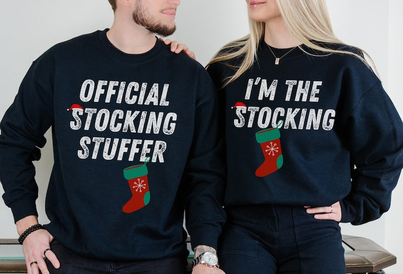 Official Stocking Stuffer Couple Sweatshirts Set