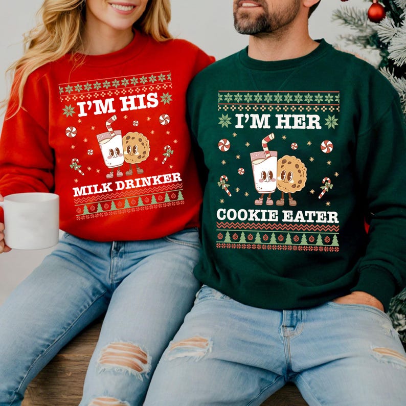 I'm His Milk Drinker Couple Sweatshirts Set